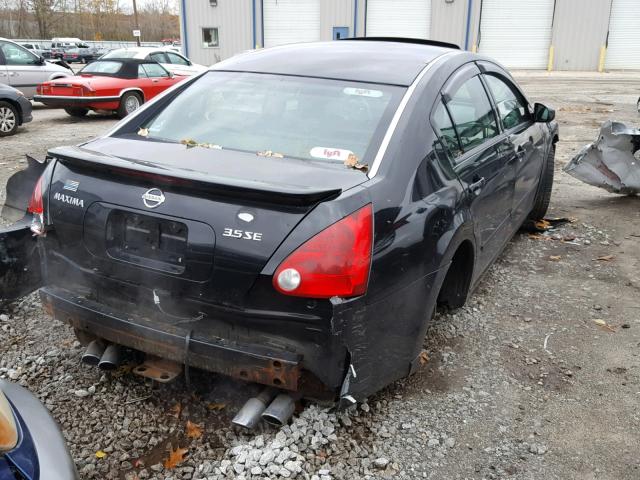 1N4BA41E17C857224 - 2007 NISSAN MAXIMA SE BLACK photo 4