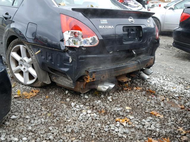 1N4BA41E17C857224 - 2007 NISSAN MAXIMA SE BLACK photo 9