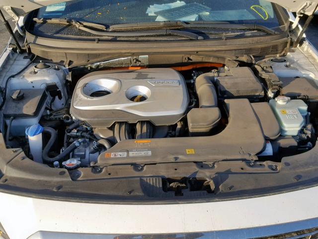 KMHE14L20HA062636 - 2017 HYUNDAI SONATA PLU WHITE photo 7