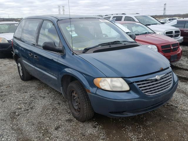 1C4GJ25B31B258634 - 2001 CHRYSLER VOYAGER GREEN photo 1