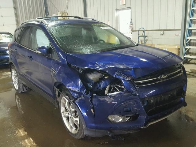 1FMCU9JX1EUB06678 - 2014 FORD ESCAPE TIT BLUE photo 1