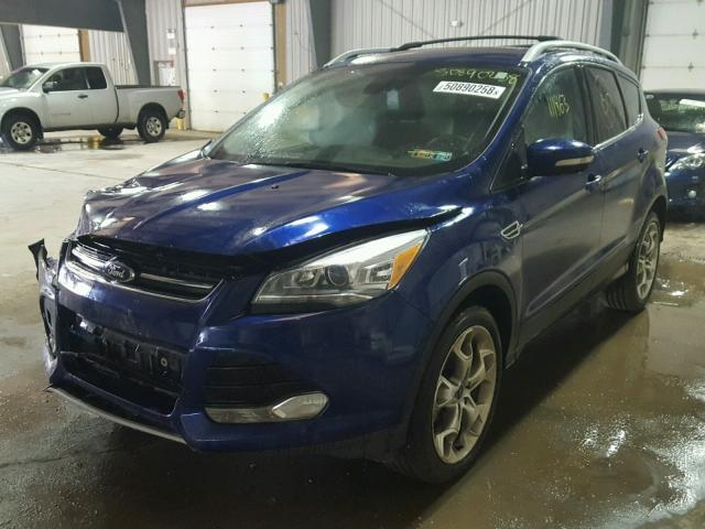 1FMCU9JX1EUB06678 - 2014 FORD ESCAPE TIT BLUE photo 2