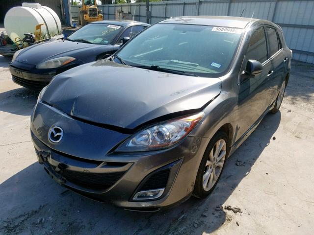 JM1BL1K51B1495868 - 2011 MAZDA 3 S BLACK photo 2