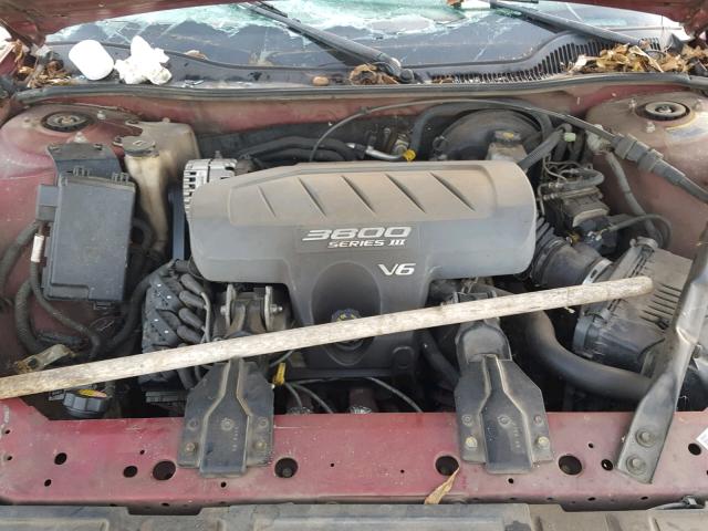 2G2WP522441153853 - 2004 PONTIAC GRAND PRIX MAROON photo 7