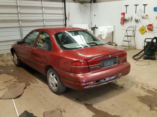 1MELM6535VK607206 - 1997 MERCURY MYSTIQUE B RED photo 3