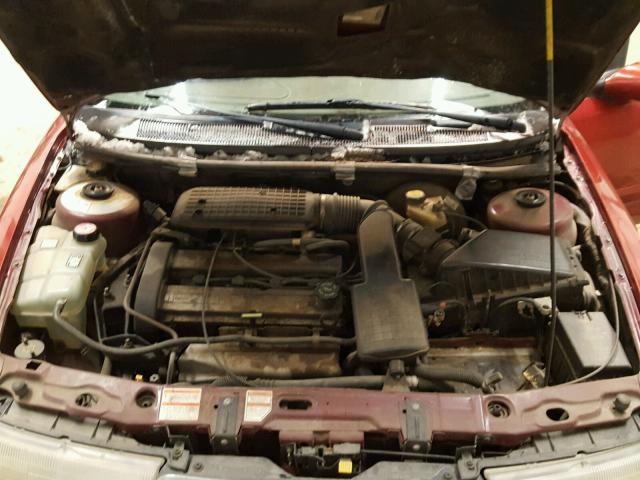 1MELM6535VK607206 - 1997 MERCURY MYSTIQUE B RED photo 7