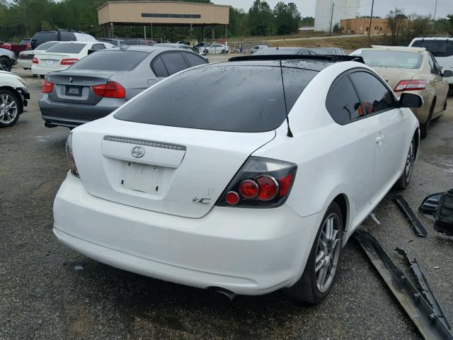 JTKDE167X90288550 - 2009 TOYOTA SCION TC WHITE photo 4