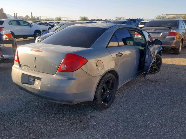 1G2ZF57B184198395 - 2008 PONTIAC G6 VALUE L SILVER photo 4