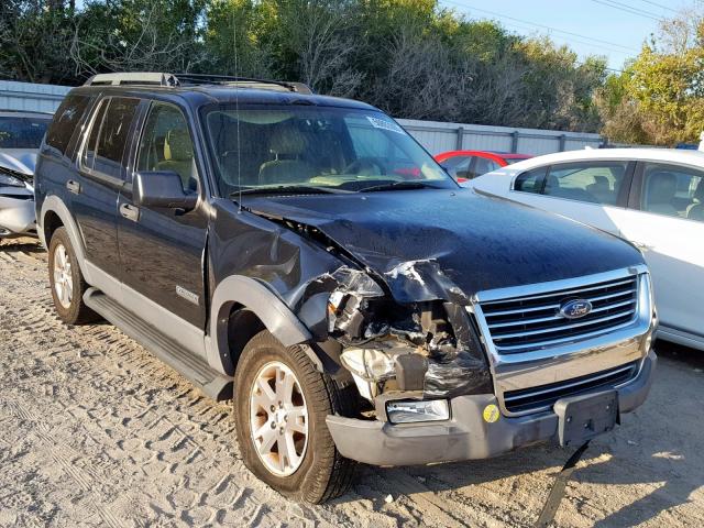 1FMEU63E26UA12474 - 2006 FORD EXPLORER X BLACK photo 1