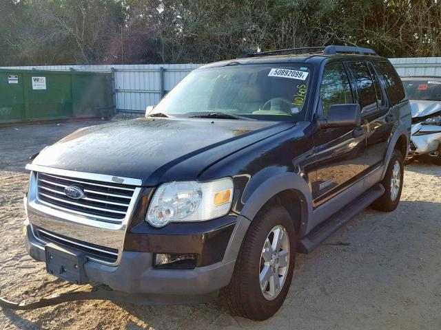 1FMEU63E26UA12474 - 2006 FORD EXPLORER X BLACK photo 2