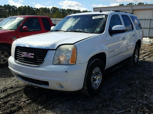 1GKEC13J97J130150 - 2007 GMC YUKON WHITE photo 2