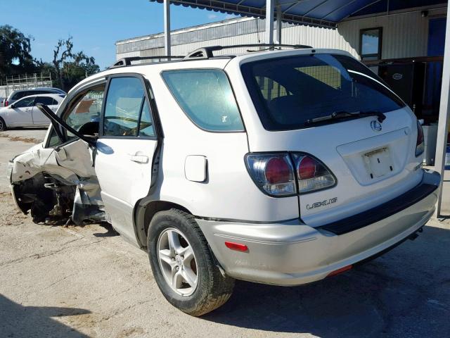 JTJGF10U610104934 - 2001 LEXUS RX 300 WHITE photo 3