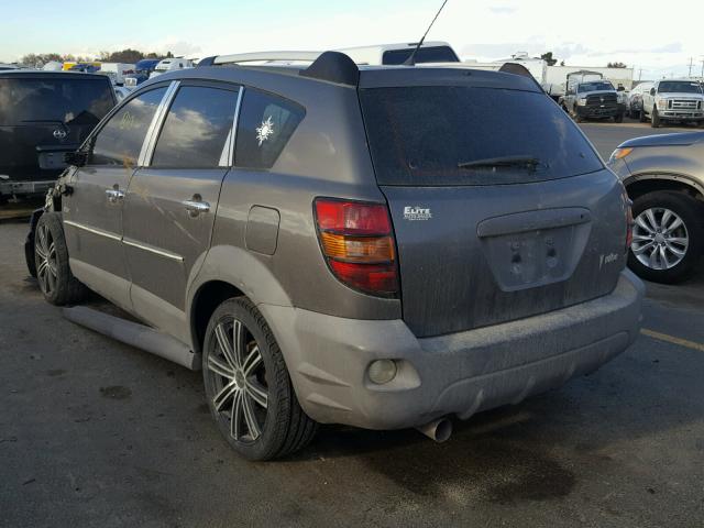 5Y2SL63855Z482150 - 2005 PONTIAC VIBE GRAY photo 3