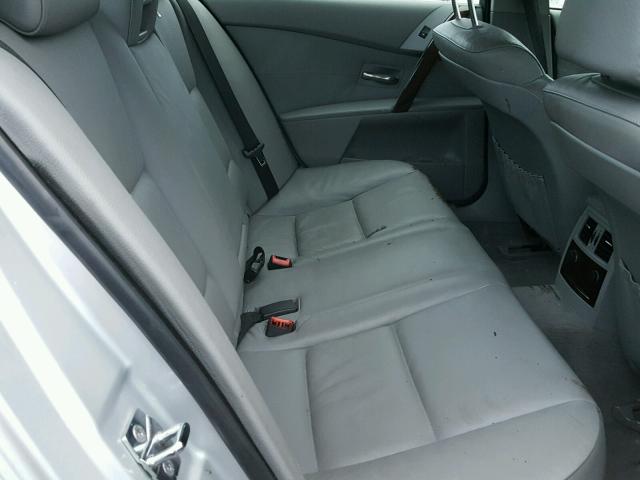 WBANF33566CS34595 - 2006 BMW 525 XI SILVER photo 6