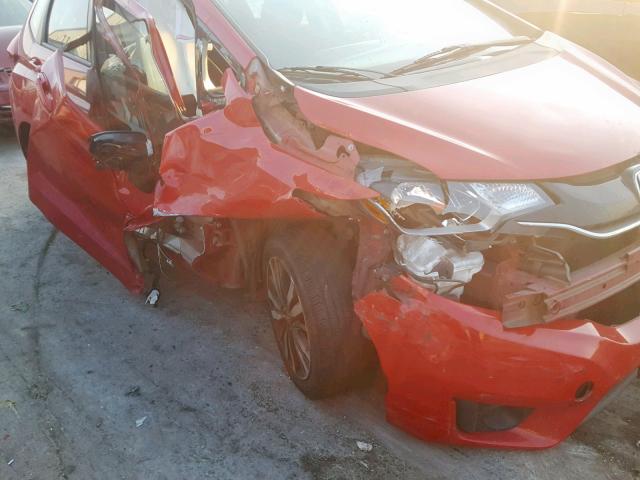 3HGGK5G82FM727374 - 2015 HONDA FIT EX RED photo 9