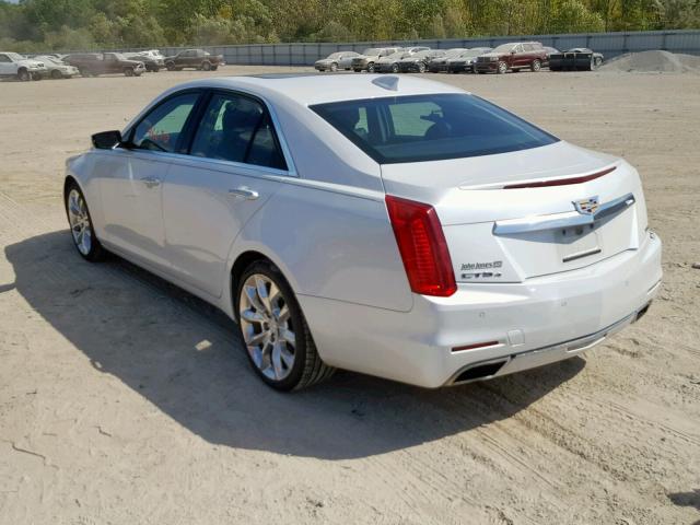 1G6AY5S32F0104101 - 2015 CADILLAC CTS PERFOR WHITE photo 3