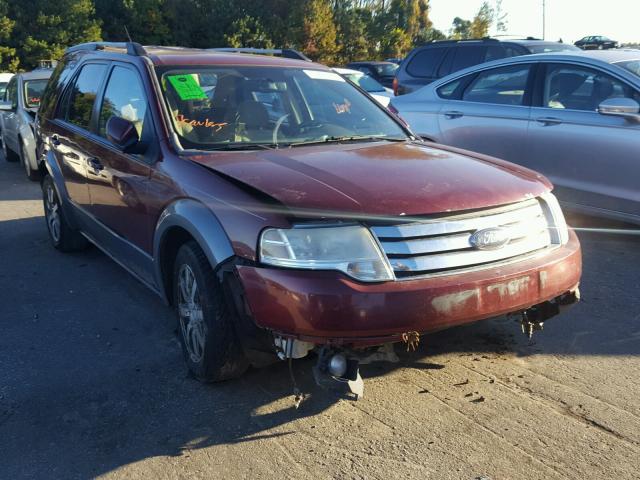 1FMDK05W98GA13546 - 2008 FORD TAURUS X S BURGUNDY photo 1