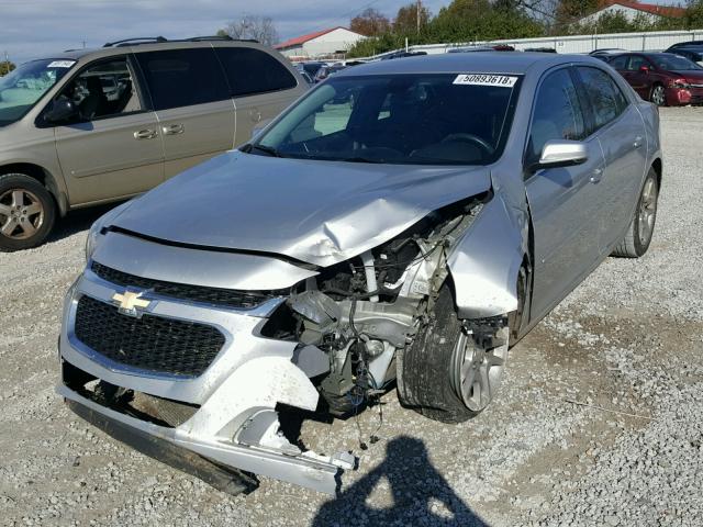 1G11C5SL2EU158476 - 2014 CHEVROLET MALIBU 1LT SILVER photo 2