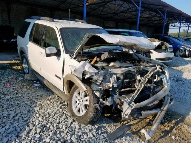 1FMEU64E18UA65653 - 2008 FORD EXPLORER E WHITE photo 1