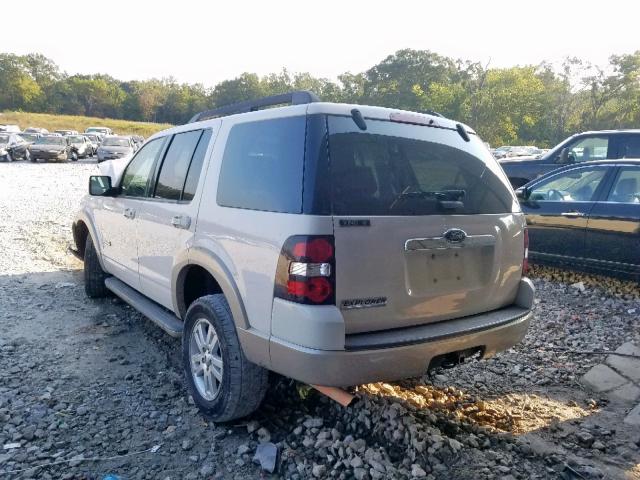 1FMEU64E18UA65653 - 2008 FORD EXPLORER E WHITE photo 3