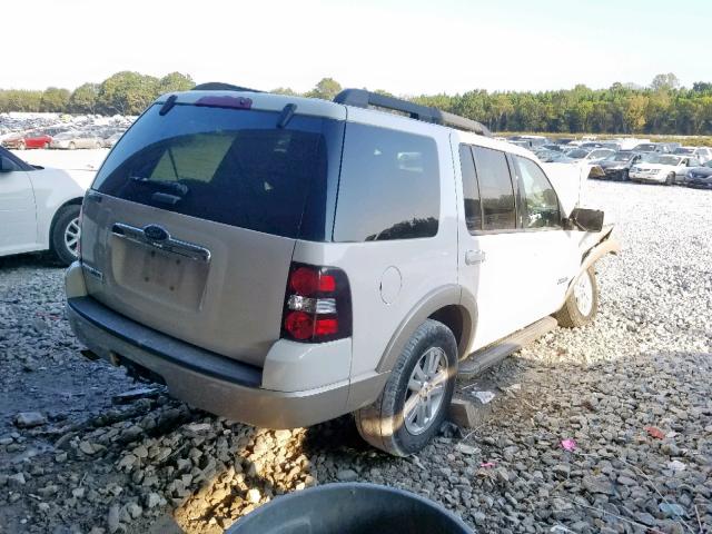 1FMEU64E18UA65653 - 2008 FORD EXPLORER E WHITE photo 4