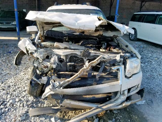 1FMEU64E18UA65653 - 2008 FORD EXPLORER E WHITE photo 9