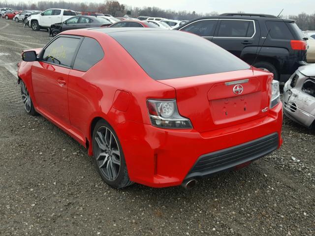 JTKJF5C78FJ000431 - 2015 TOYOTA SCION TC 红色 照片 3