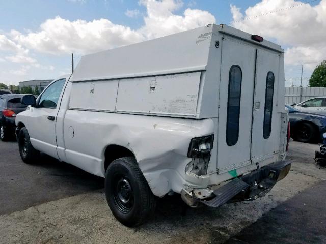 1D7HA16N64J277461 - 2004 DODGE RAM 1500 S WHITE photo 3