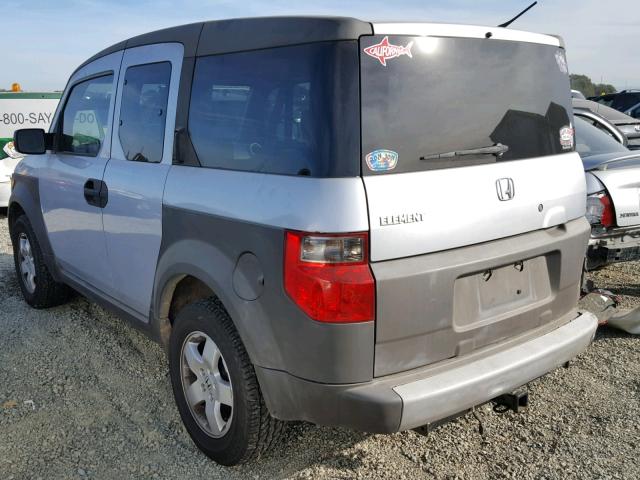 5J6YH28544L027188 - 2004 HONDA ELEMENT EX SILVER photo 3