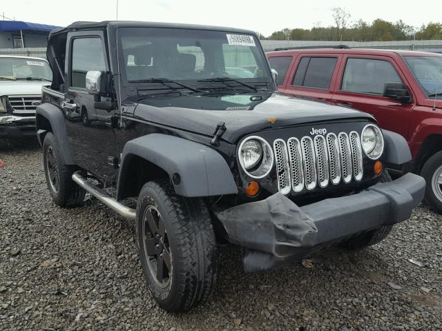 1J4FA24127L111089 - 2007 JEEP WRANGLER X BLACK photo 1