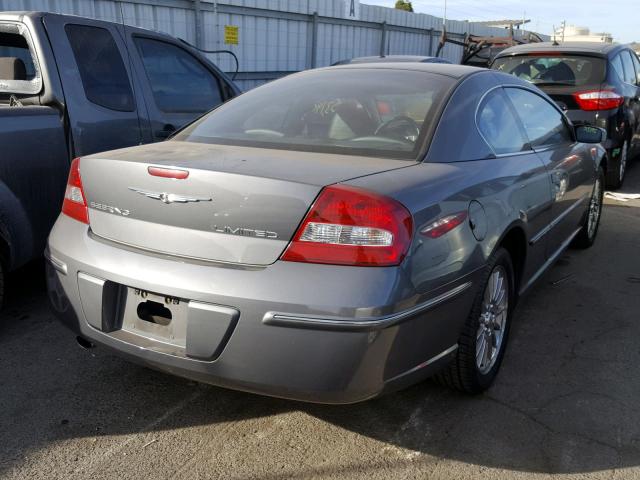 4C3AG52H44E091074 - 2004 CHRYSLER SEBRING LI BLUE photo 4