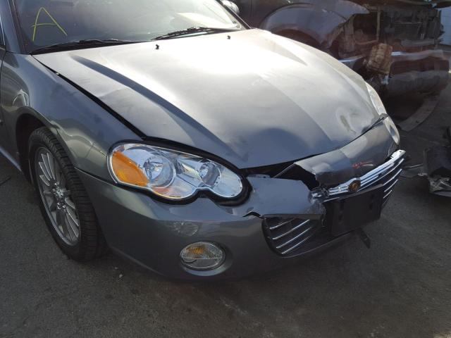 4C3AG52H44E091074 - 2004 CHRYSLER SEBRING LI BLUE photo 9