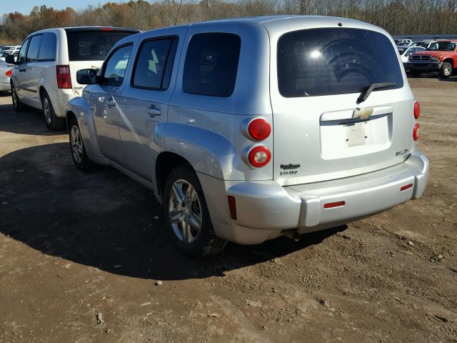 3GNCA13B49S625690 - 2009 CHEVROLET HHR LS Plata foto 3