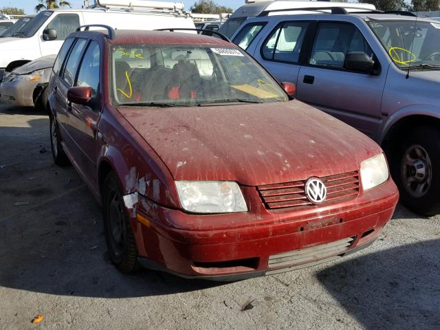 WVWRR61J44W186264 - 2004 VOLKSWAGEN JETTA GL T MAROON photo 1