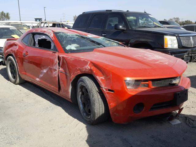 2G1FA1E33D9147630 - 2013 CHEVROLET CAMARO LS ORANGE photo 1