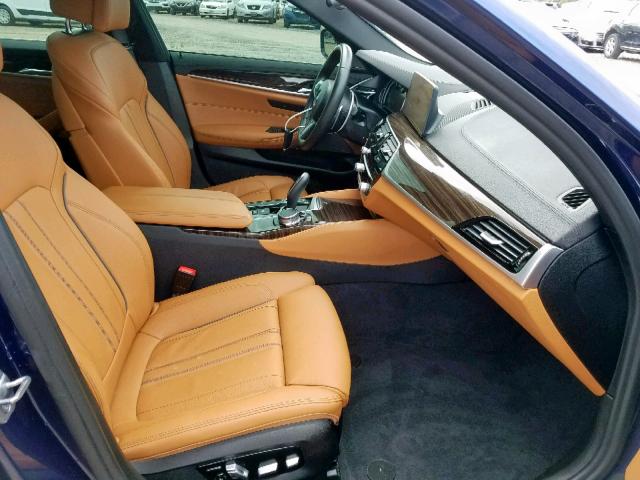 WBAJB9C56KB288816 - 2019 BMW M550XI BLUE photo 5