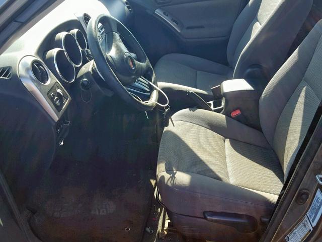 5Y2SL65888Z411591 - 2008 PONTIAC VIBE GRAY photo 5