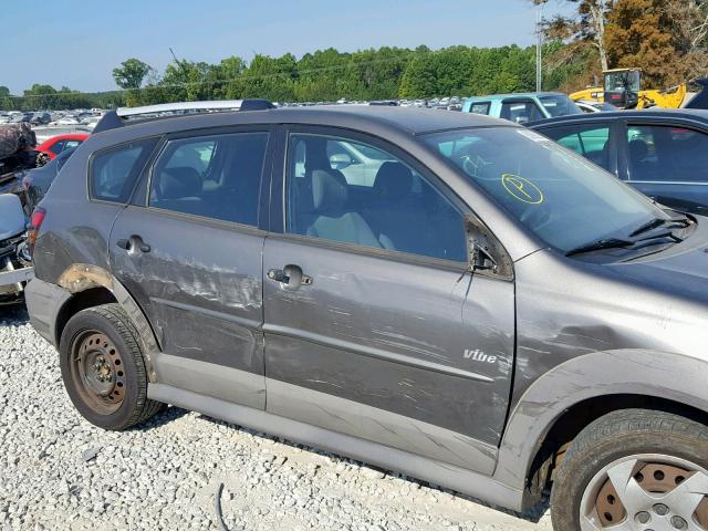 5Y2SL65888Z411591 - 2008 PONTIAC VIBE GRAY photo 9