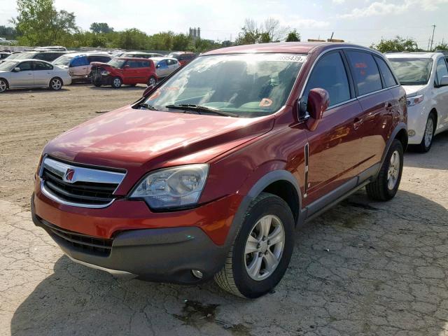 3GSCL33PX8S535960 - 2008 SATURN VUE XE RED photo 2