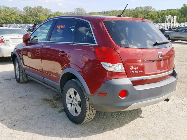 3GSCL33PX8S535960 - 2008 SATURN VUE XE RED photo 3