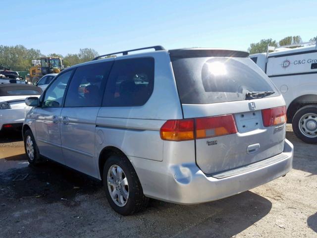 5FNRL18834B129808 - 2004 HONDA ODYSSEY EX SILVER photo 3