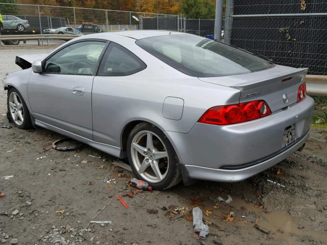 JH4DC53085S011355 - 2005 ACURA RSX TYPE-S SILVER photo 3