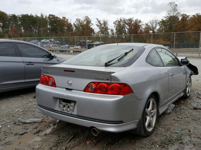 JH4DC53085S011355 - 2005 ACURA RSX TYPE-S SILVER photo 4