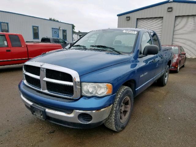 1D7HA18N74S678248 - 2004 DODGE RAM 1500 S BLUE photo 2