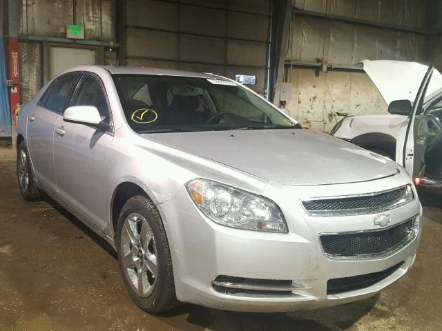 1G1ZC5EB8AF129438 - 2010 CHEVROLET MALIBU 1LT SILVER photo 1