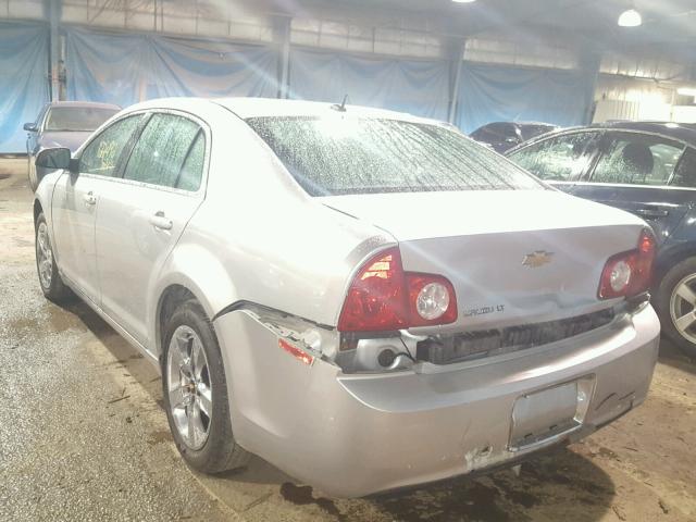 1G1ZC5EB8AF129438 - 2010 CHEVROLET MALIBU 1LT SILVER photo 3