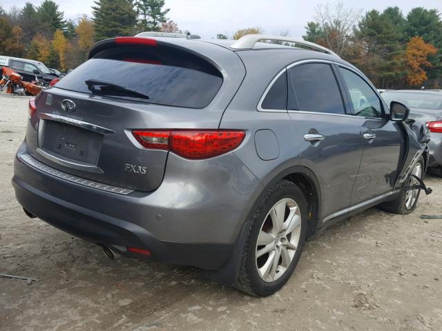 JN8AS1MW7CM156458 - 2012 INFINITI FX35 GRAY photo 4