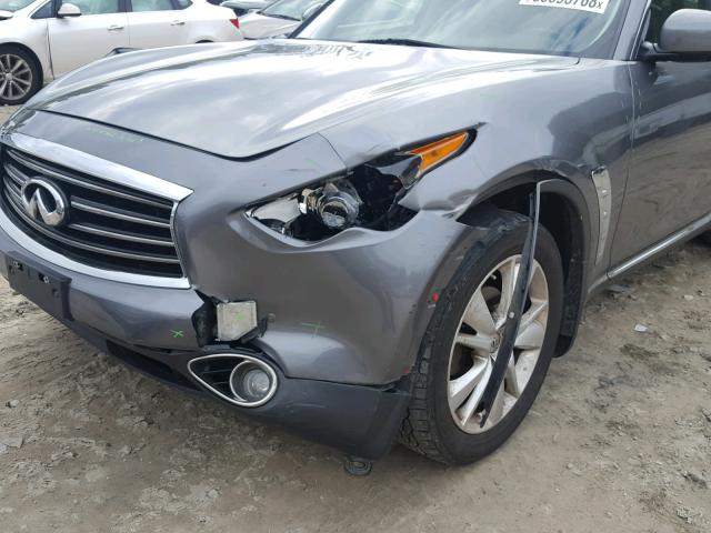 JN8AS1MW7CM156458 - 2012 INFINITI FX35 GRAY photo 9