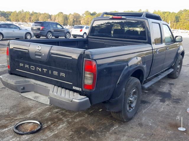 1N6ED29X74C441874 - 2004 NISSAN FRONTIER C BLACK photo 4