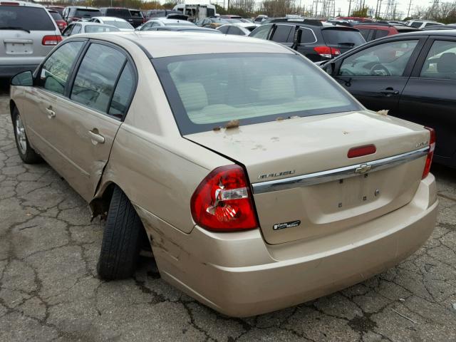 1G1ZT52805F302416 - 2005 CHEVROLET MALIBU LS 棕色 照片 3